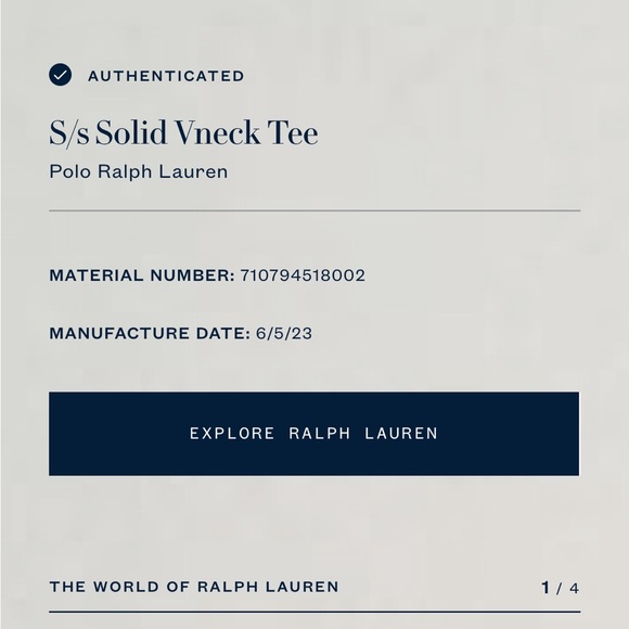 NWOT Ralph Lauren men’s V neck - Picture 11 of 12